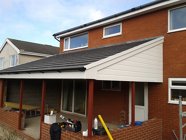 Completed roof/cladding