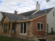 Completed slate extension